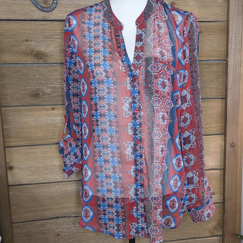 Kut From The Kloth Sheer Blouse